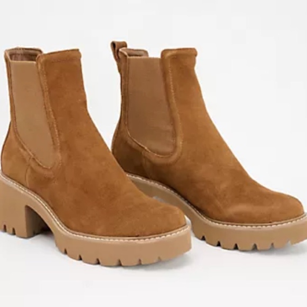 Dolce Vita Waterproof Chelsea Boot - Hawk - Size 11 - Chestnut NIB
